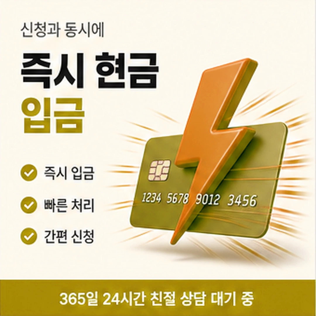 다음머니 성남카드깡 신용카드 구분 안내 배너